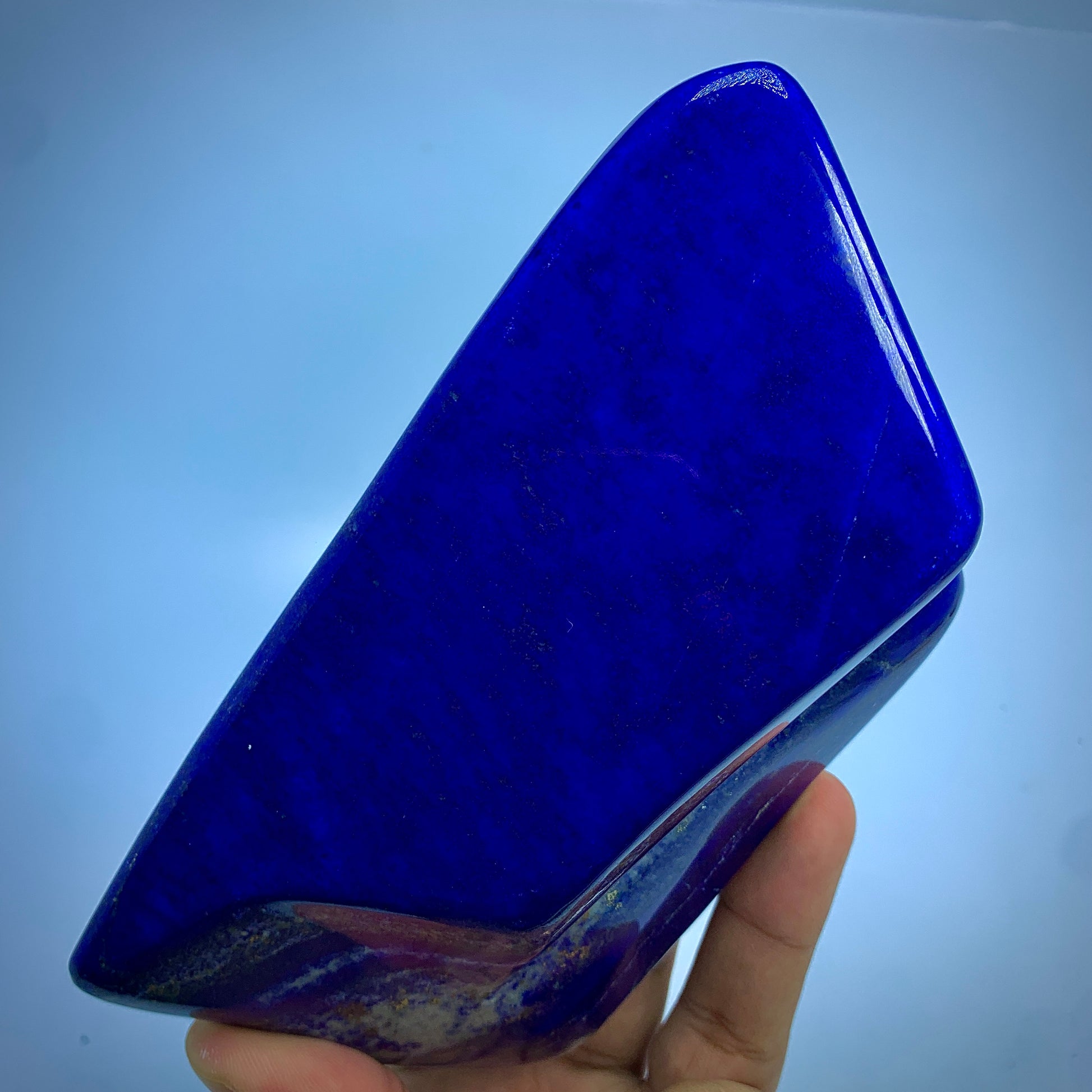 Lapis Lazuli Tumbled, 1400 Grams, Self Standing, Freeform Lapis, Deep Blue, Badakhshan Afghanistan, Polished Stone, Home Decor, Golden Pyrite, Display Stone