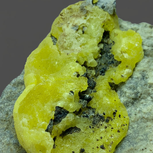 Brucite Crystal, 550 Grams, Lemon Yellow Brucite, Balochistan Mineral, Brucite Cluster, Rare Mineral, Collector Specimen, Pakistan Crystal, Magnesium Hydroxide