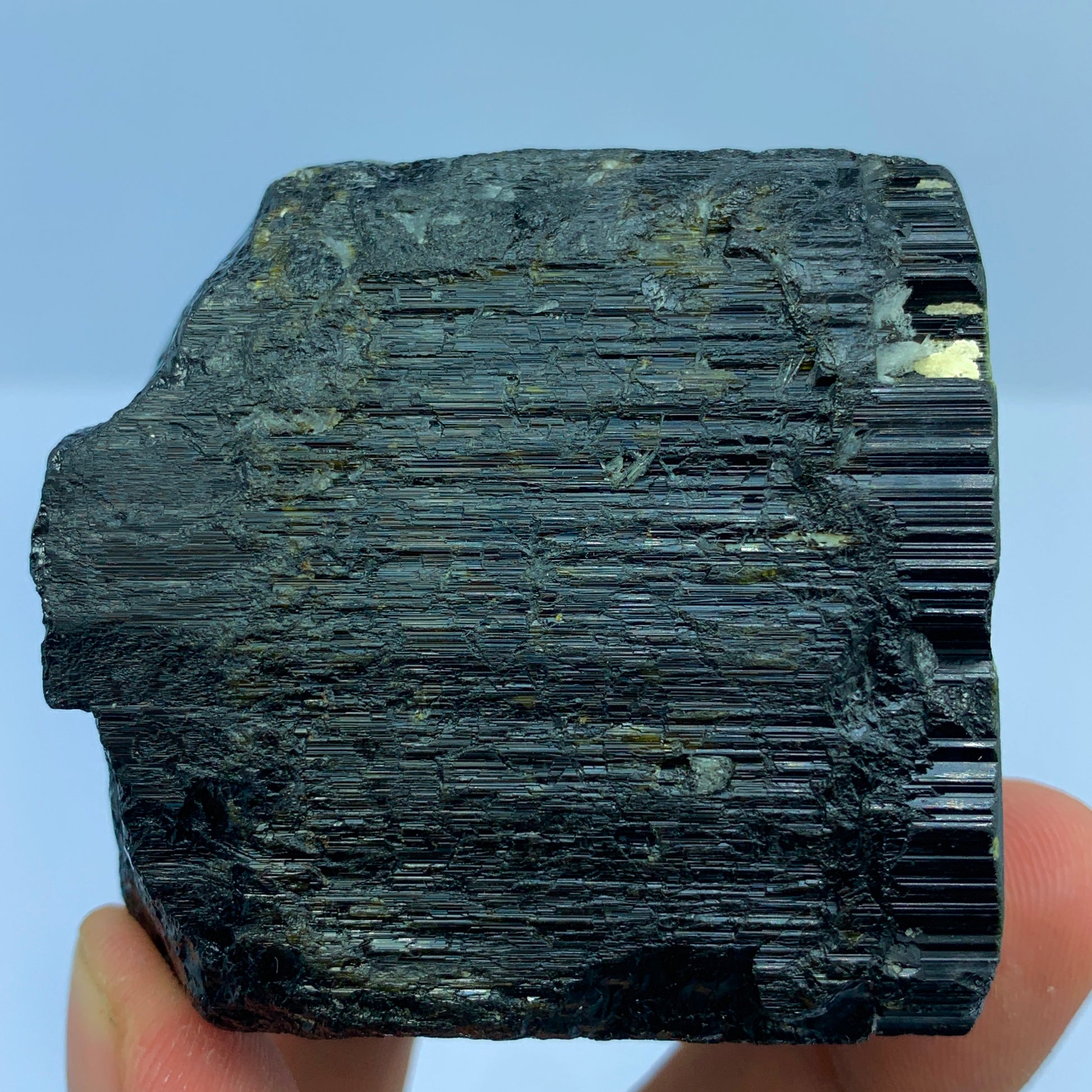 Black Tourmaline, Schorl Crystal, 1800 Carats, Etched Termination, Massive Crystal, Pakistan Mineral, Grounding Stone, Healing Crystal, Collector Specimen, Investment Stone, Tourmaline Crystal, Root Chakra, Crystal Dimensions