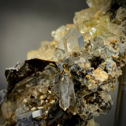 Brookite Crystal, Quartz Cluster, 345 Carats, Rare Mineral, Pakistan Mineral, Brookite on Quartz, Collector Specimen, High Energy, Investment Stone, Mineral Association, Crystal Dimensions, Natural Specimen