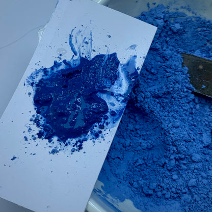 Natural Royal Blue Lapis Lazuli Pigment – Ultra-Pure Mine 4, Afghanistan