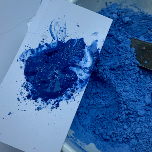 Natural Royal Blue Lapis Lazuli Pigment – Ultra-Pure Mine 4, Afghanistan