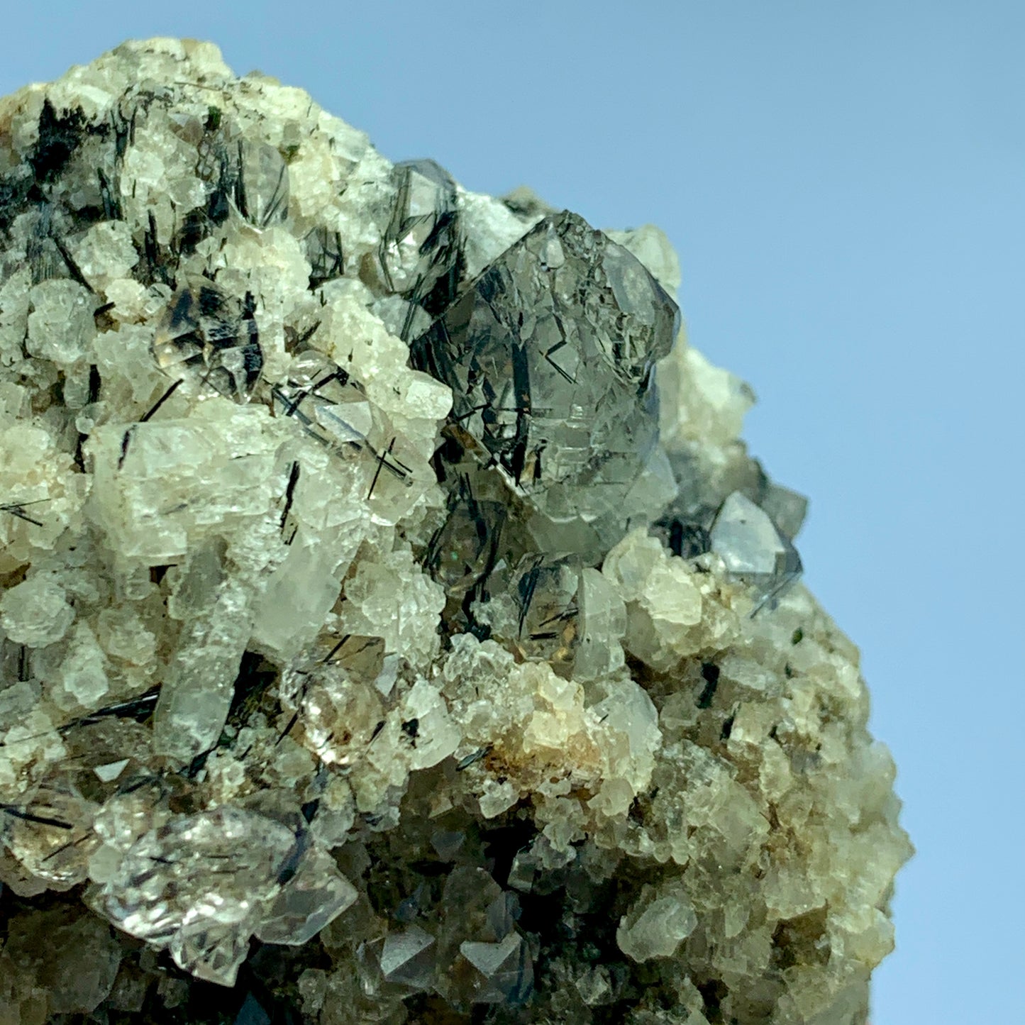 Rutile Quartz, Zagi Mine, Terminated Crystal, Lepidolite Matrix, 83 Grams, Pakistan Specimen, Rutile Quartz, Rare Mineral, Collector Specimen, Zagi Crystal, Quartz on Matrix