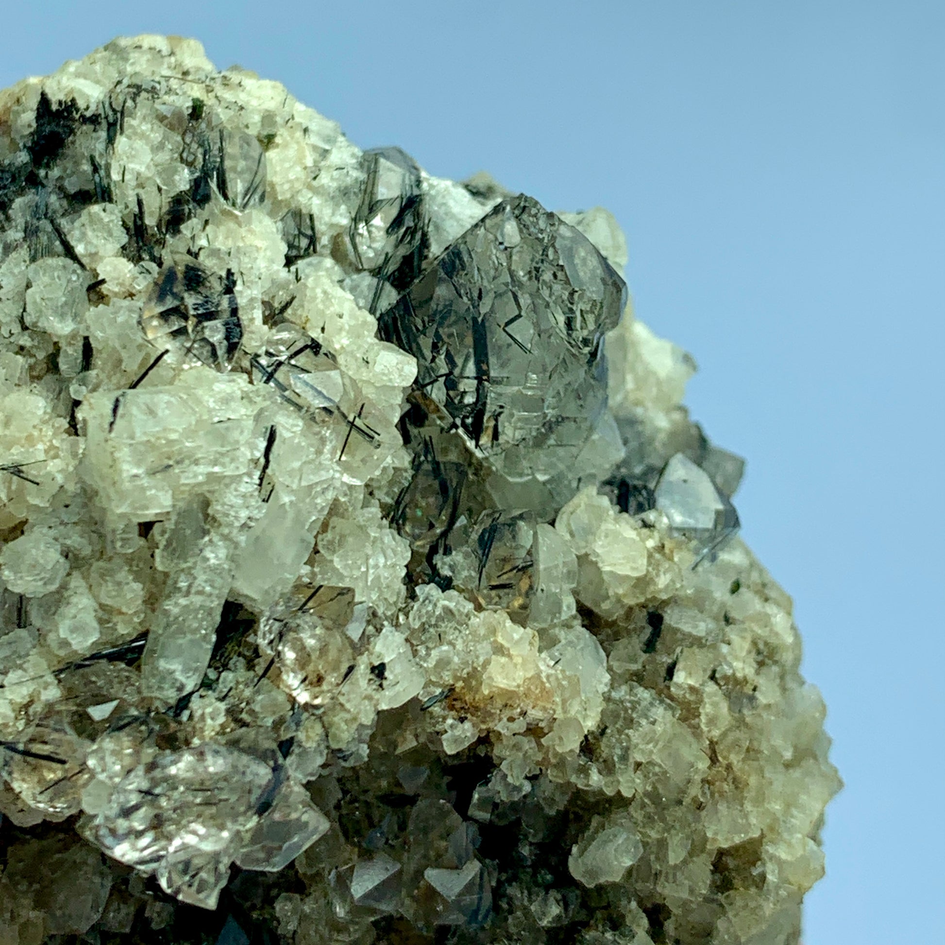 Rutile Quartz, Zagi Mine, Terminated Crystal, Lepidolite Matrix, 83 Grams, Pakistan Specimen, Rutile Quartz, Rare Mineral, Collector Specimen, Zagi Crystal, Quartz on Matrix