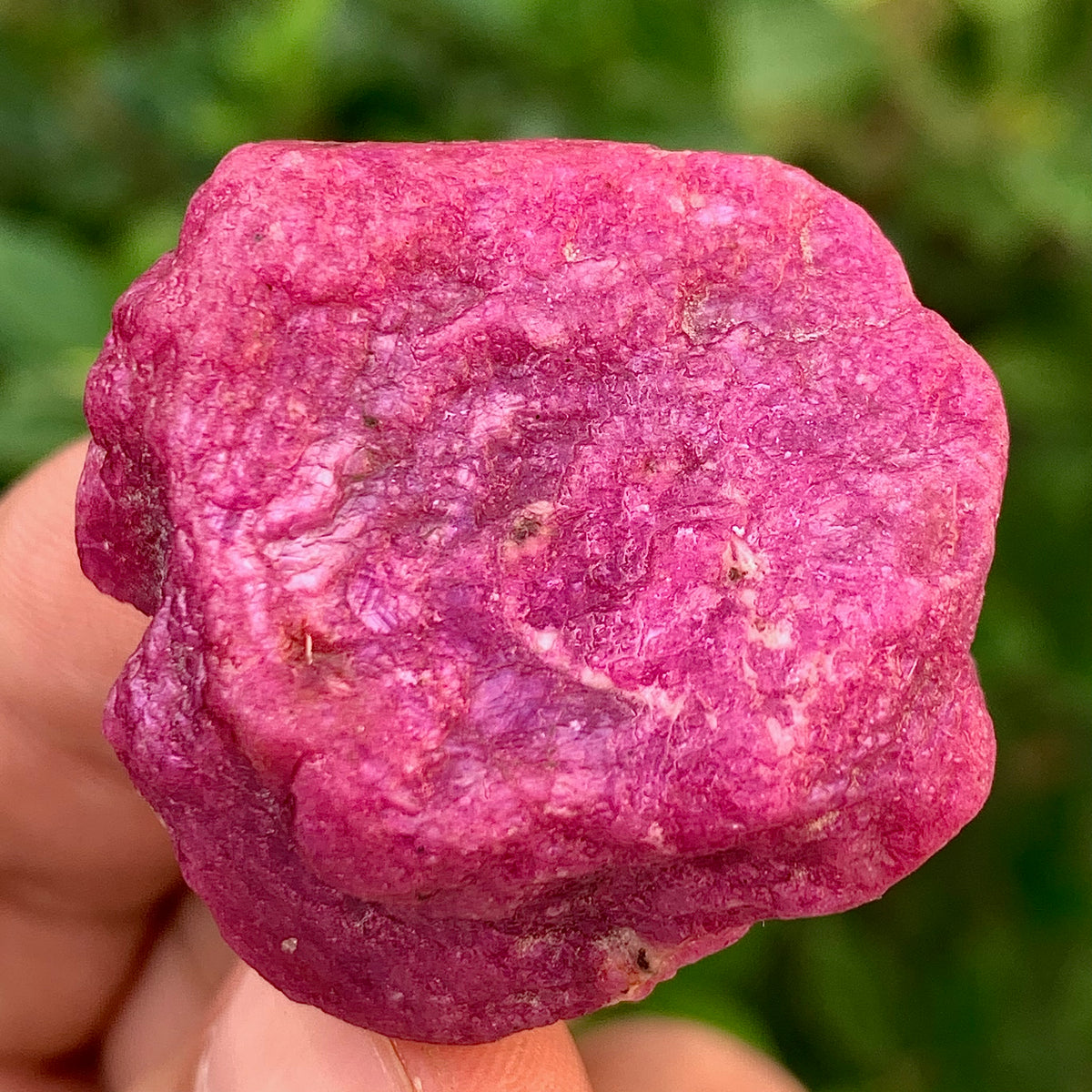 37 Grams Natural Pink Corundum Ruby Crystal from Afghanistan