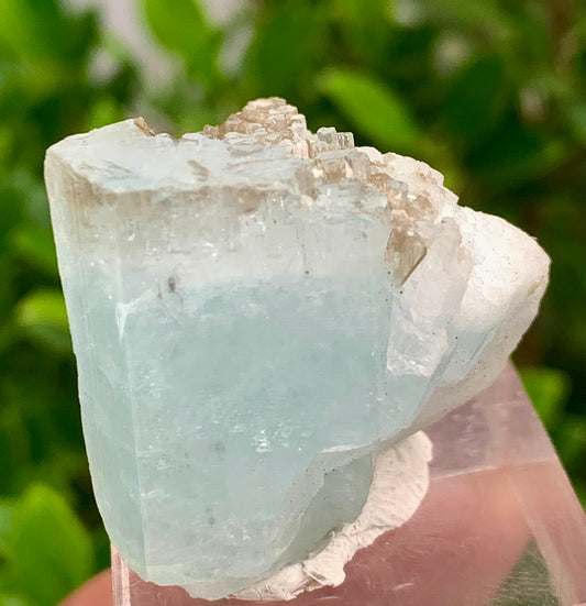 Natural Aquamarine Beautiful Termination Crystal Like Bunches of Needles Termination Crystals