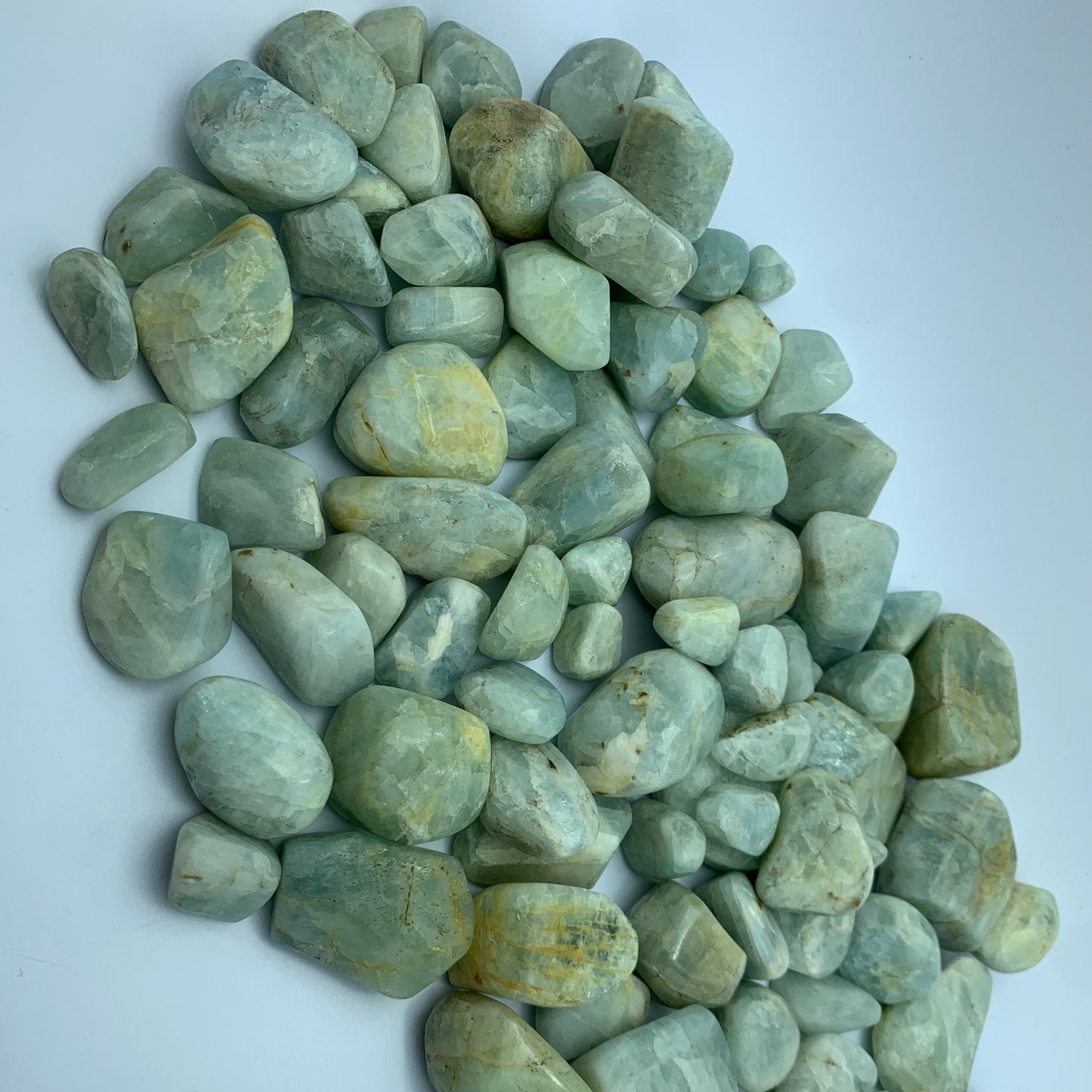 Aquamarine Tumbled, 300 Carat, Blue Aquamarine, Polished Crystal, Pakistan Gemstone, Healing Stone, Palm Stone, Meditation Stone, Blue Beryl, Throat Chakra, Crystal Specimen