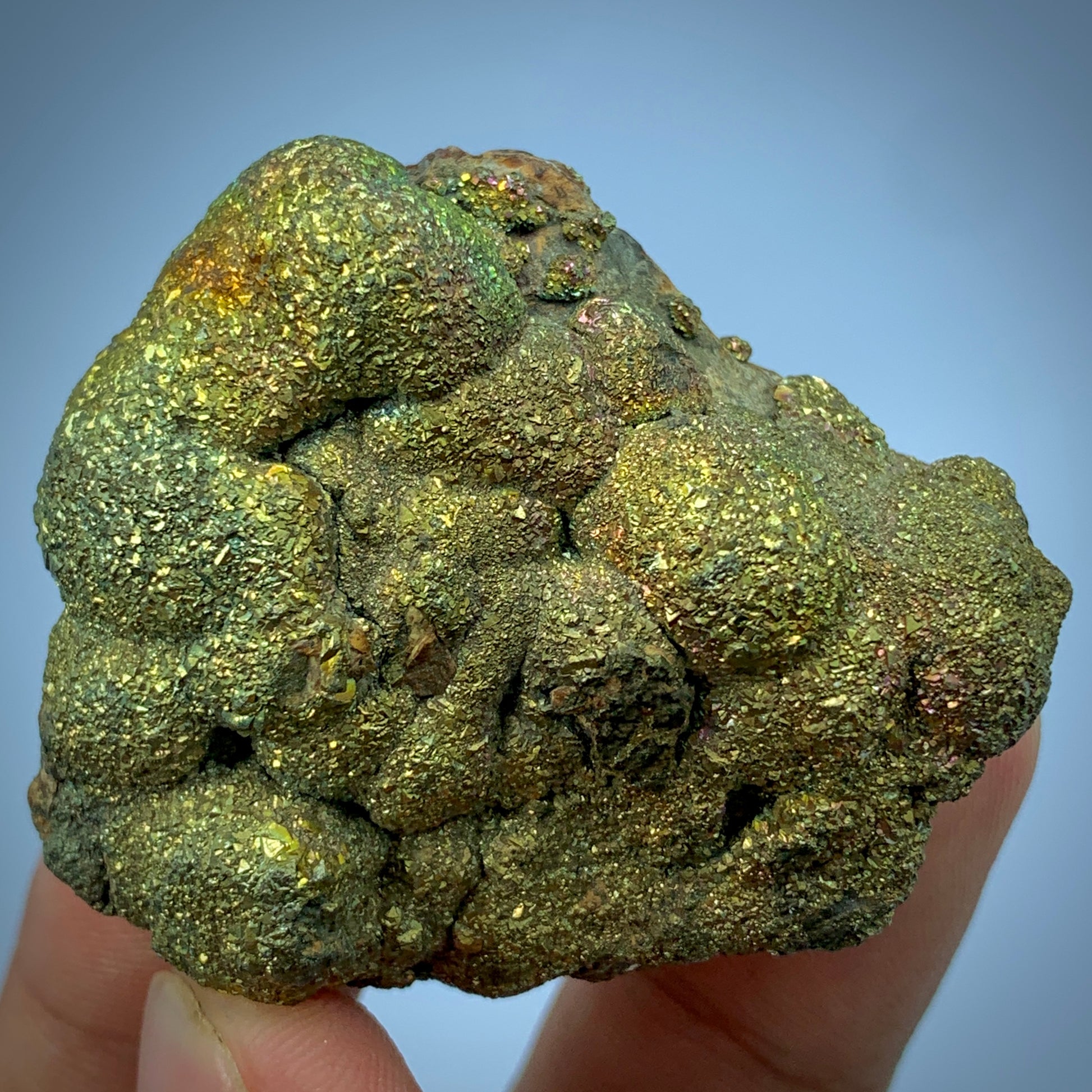 Rainbow Pyrite, Iridescent Pyrite, Fool's Gold, Pakistan Mineral, Pyrite Cluster, Solar Plexus, Abundance Stone, Collector Specimen, Metallic Mineral, Unique Color, Crystal Dimensions, Natural Specimen