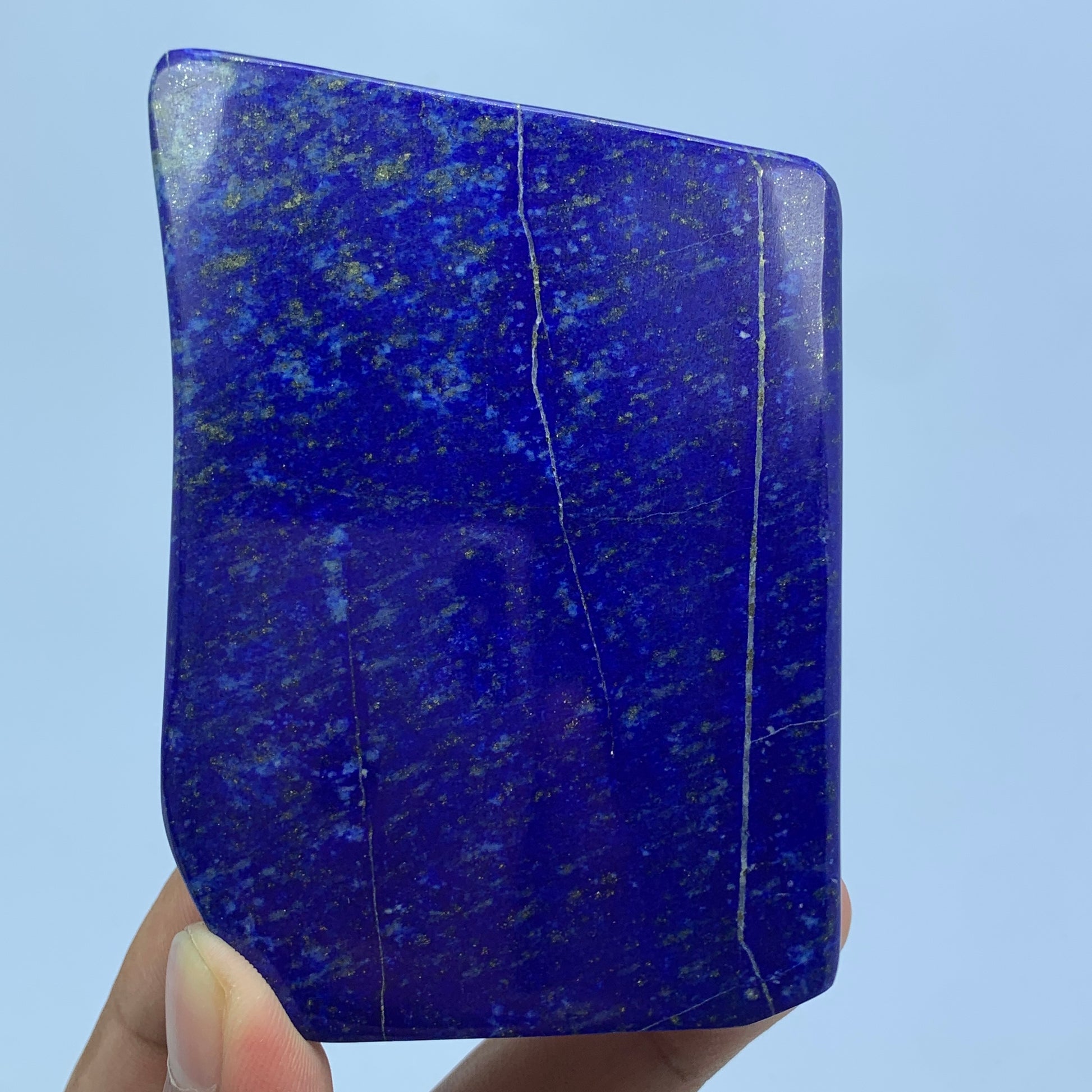 Lapis Lazuli Tumbled, 1144 Carat, AAA Grade, Polished Lapis, Deep Blue, Freeform Stone, Third Eye Chakra, Healing Crystal, Golden Pyrite, Display Decor