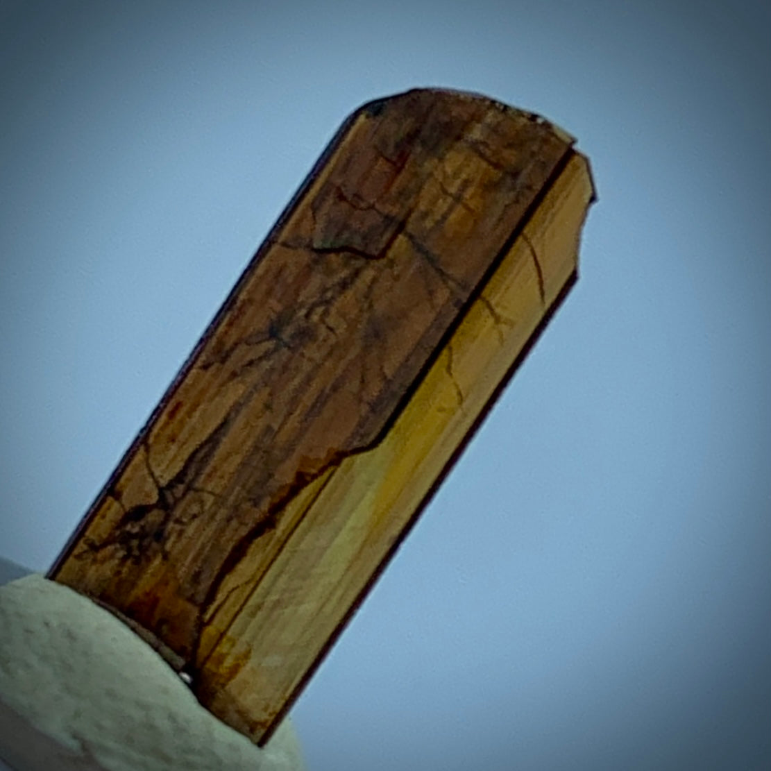 Brookite Crystal, 2.80 Carat, Rare Mineral, Baluchistan Pakistan,  Titanium Dioxide, Mineral Specimen, Collector Crystal, Pakistan Mineral, Crystal Point