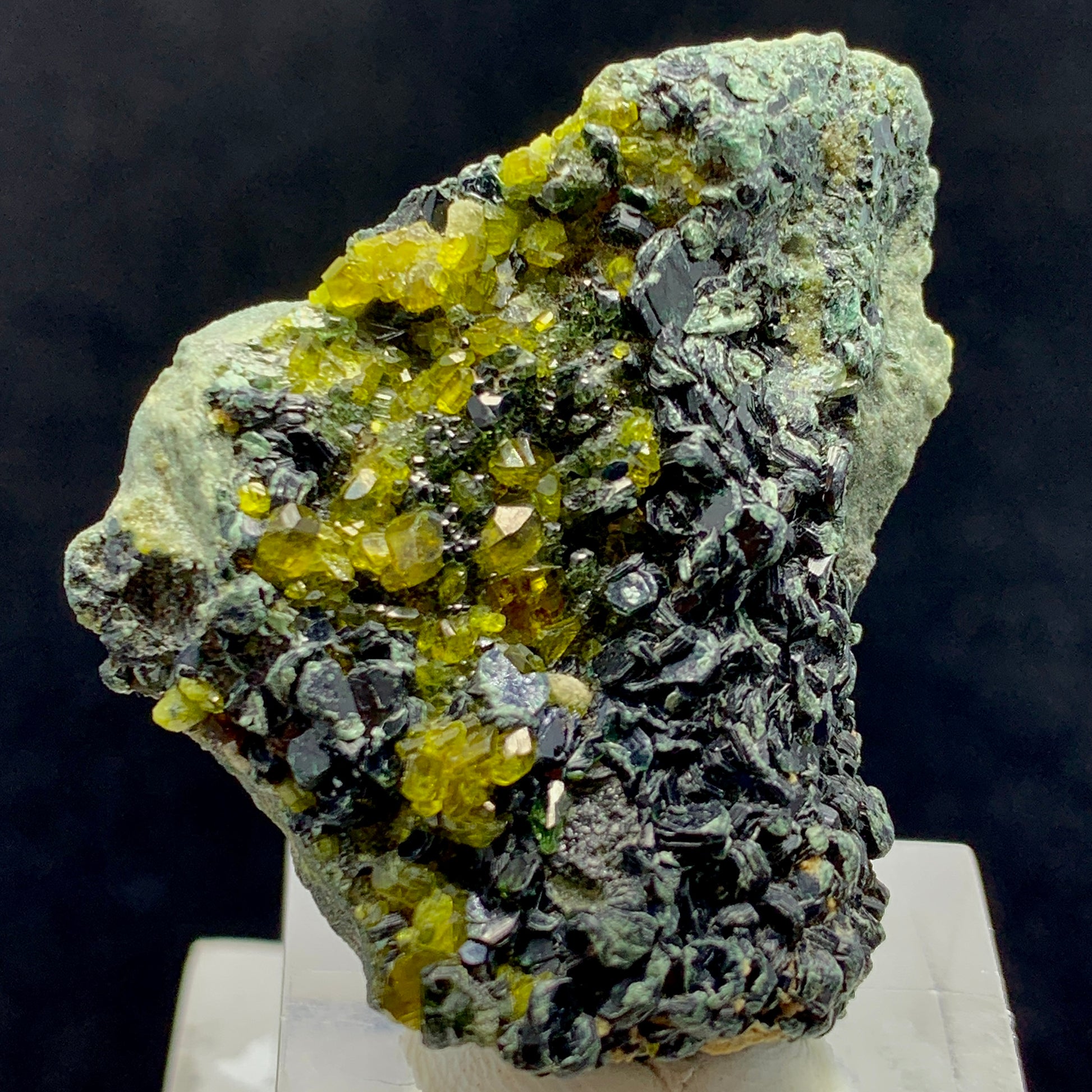 Vesuvianite Crystal, 127 Carat, Biotite Matrix, Idocrase, Shigar Pakistan, Mineral Association, Collector Crystal, Rare Mineral, Pakistan Gemstone