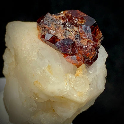 Etched Garnet, Garnet in Matrix, 160 Carats, 32 Grams, Pakistan Mineral, Feldspar, Unique Crystal Habit, Regeneration Stone, Collector Specimen, Miniature Specimen, Crystal Etching, Natural Art, Garnet Crystal