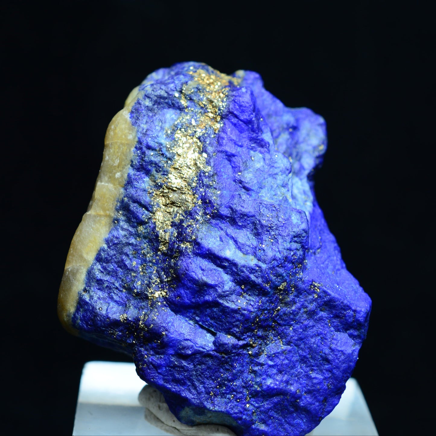 Lapis Lazuli, Rough Specimen, Fluorescent, UV Reactive, 66.8 Grams, 334 Carats, Afghanistan, Blue Stone, Pyrite, Raw Mineral, Third Eye Chakra, Large Specimen, Collector Grade