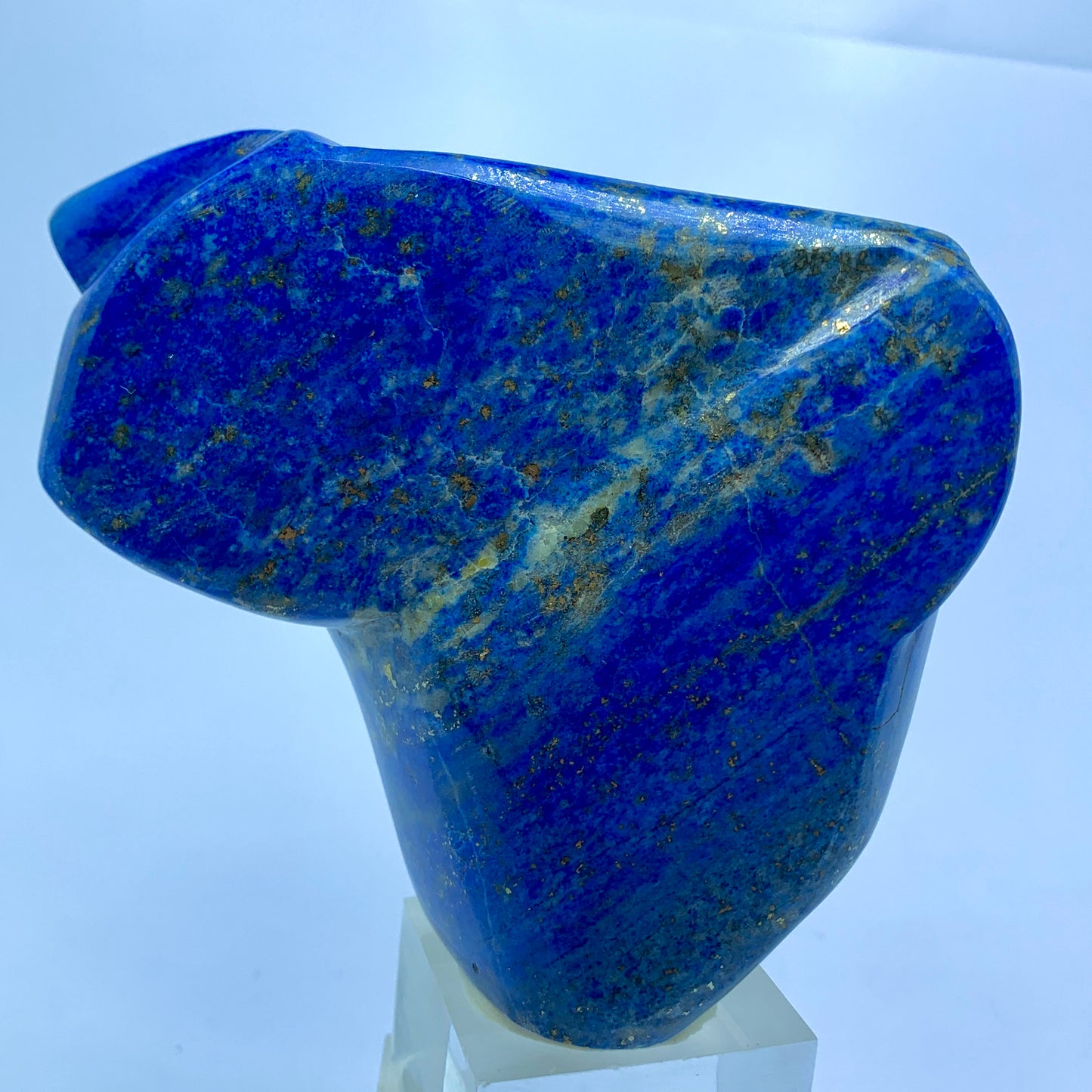 Lapis Lazuli Tumbled, 500g Lapis, Polished Crystal, High Grade, Blue Crystal, Healing Stone, Chakra Decor, Bulk Lapis, Golden Pyrite, Freeform Tumbled