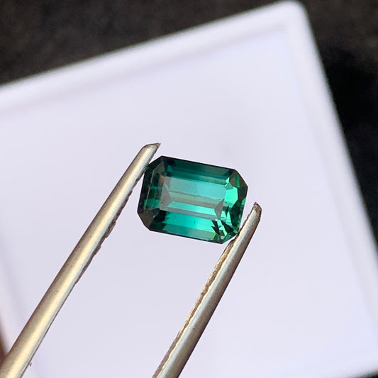 Indicolite Blue Bicolor Tourmaline Gemstone | Natural Faceted Loose Stone from Afghanistan