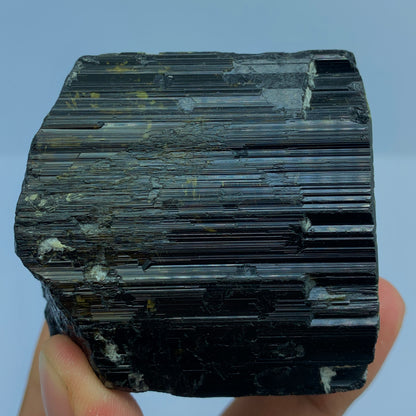 Black Tourmaline, Schorl Crystal, 1800 Carats, Etched Termination, Massive Crystal, Pakistan Mineral, Grounding Stone, Healing Crystal, Collector Specimen, Investment Stone, Tourmaline Crystal, Root Chakra, Crystal Dimensions