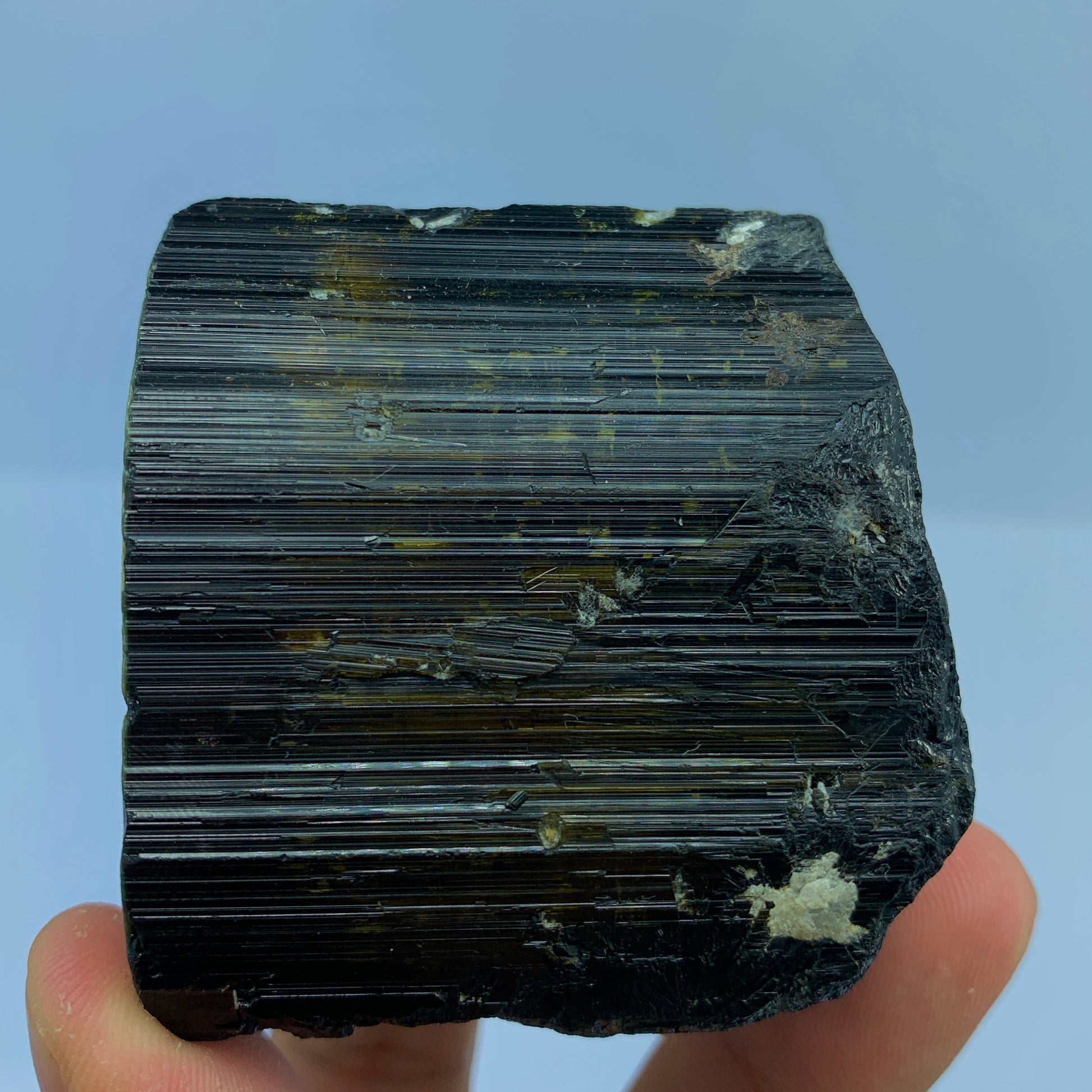 Black Tourmaline, Schorl Crystal, 1800 Carats, Etched Termination, Massive Crystal, Pakistan Mineral, Grounding Stone, Healing Crystal, Collector Specimen, Investment Stone, Tourmaline Crystal, Root Chakra, Crystal Dimensions