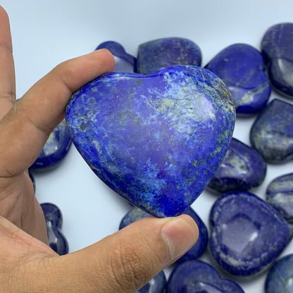 Lapis Lazuli Heart, Large Crystal, Royal Blue Stone, 800 Gram Lapis, Afghan Crystal, Healing Stone, Third Eye Chakra, Polished Crystal, Wisdom Stone, Statement Piece