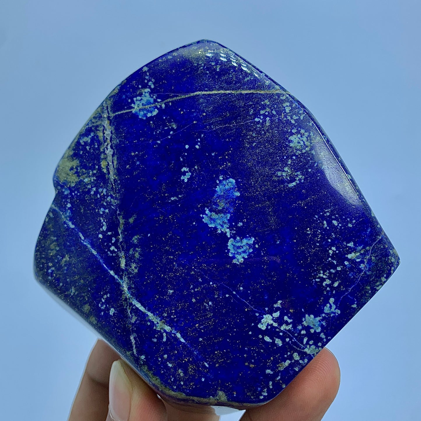Lapis Lazuli Tumbled, 450g Lapis, Royal Blue, Polished Stone, Freeform Lapis, Healing Stone, Wisdom, Third Eye Chakra, Golden Pyrite, Home Decor