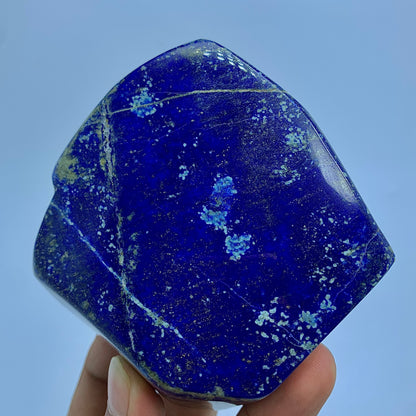 Lapis Lazuli Tumbled, 450g Lapis, Royal Blue, Polished Stone, Freeform Lapis, Healing Stone, Wisdom, Third Eye Chakra, Golden Pyrite, Home Decor
