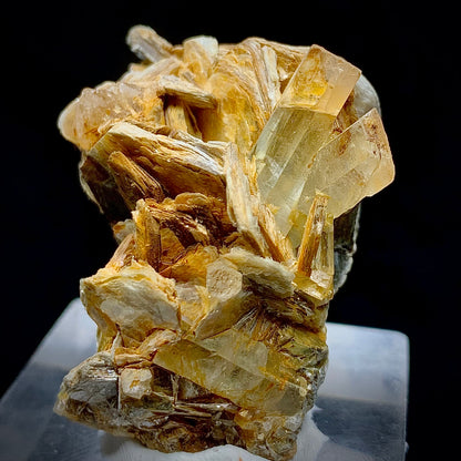 Aquamarine, Muscovite, Beryl, 165 Carats, 33 Grams, Pakistan Mineral, Throat Chakra, Aesthetic Specimen, Pegmatite Mineral, Collector Cluster, Blue Crystal, Mica, Aquamarine on Muscovite