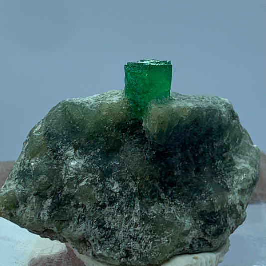 Emerald Crystal, Raw Emerald, Vivid Green Emerald, 35 Carat, Swat Emerald, Pakistan Gemstone, Mineral Specimen, Green Crystal, Collector Stone, Raw Stone, Natural Emerald