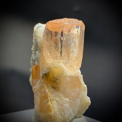 Imperial Topaz, Katlang Topaz, 88 Carat, Topaz Crystal, Pink Topaz, Rare Mineral, Pakistan Mineral, Matrix Specimen, Collector Grade, Solar Plexus, Crown Chakra, Investment Stone, Crystal Dimensions