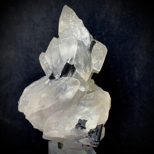 Black Tourmaline Quartz, Tourmalinated Quartz, 2115 Carats, 423 Grams, Included Quartz, Protection Crystal, Grounding Stone, Quartz Cluster, Collector Specimen, Needle Inclusions, Massive Specimen