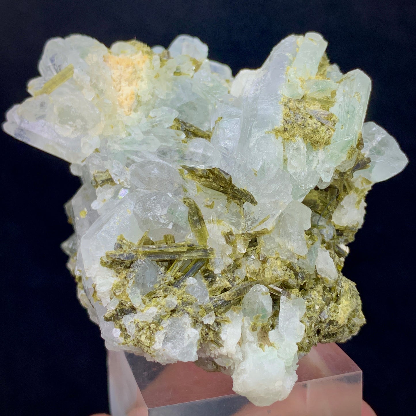 Epidote Crystal, Quartz Cluster, 1463 Carats, Massive Mineral, Green Crystal, Heart Chakra, Abundance Stone, Collector Specimen, Investment Stone, Mineral Association, Crystal Dimensions, Natural Specimen