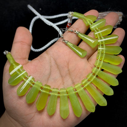 Serpentine Jade, Jade Necklace Set, 450 Carats, 925 Silver Jewelry, Statement Jewelry, Green Gemstone, Heart Chakra, Transformation Stone, Matching Set, Fine Jewelry, Investment Piece, Serpentine, Gemstone Jewelry