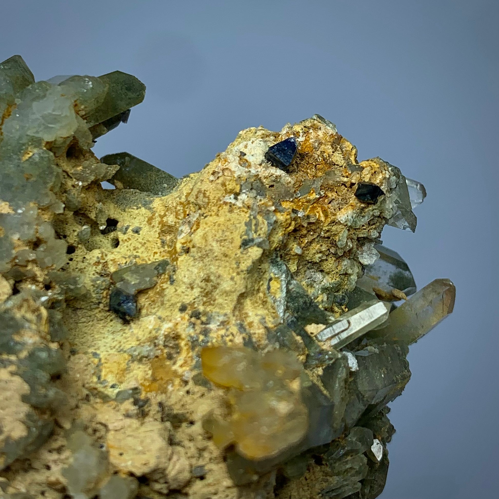 Anatase Crystal, Rare Mineral, Chlorite Quartz, Pakistan Mineral, Balochistan, Collector Specimen, Aesthetic Cluster, Chlorite Inclusion, High Luster, Anatase Specimen