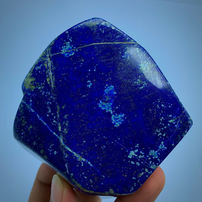 Lapis Lazuli Tumbled, 450g Lapis, Royal Blue, Polished Stone, Freeform Lapis, Healing Stone, Wisdom, Third Eye Chakra, Golden Pyrite, Home Decor