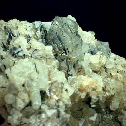 Rutile Quartz, Zagi Mine, Terminated Crystal, Lepidolite Matrix, 83 Grams, Pakistan Specimen, Rutile Quartz, Rare Mineral, Collector Specimen, Zagi Crystal, Quartz on Matrix