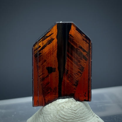 Brookite Crystal, 1.85 Carat, Red Brookite, Perfect Termination, Pakistan Crystal, Rare Mineral, Flawless Crystal,  Collector Specimen, Terminated Crystal