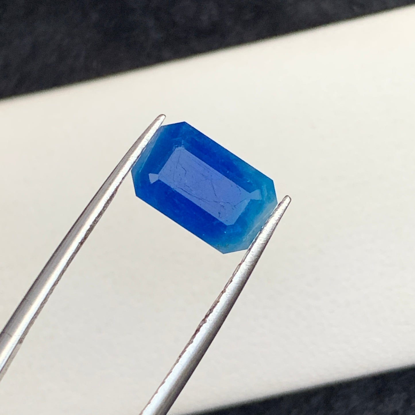 Hauyne Gemstone, Haüynite, Vivid Blue Gemstone, 2.55 Carat, Emerald Cut, Investment Grade Gemstone, Rare Loose Stone, Blue Gemstone, Collector Gem, Natural Hauyne, Fine Jewelry Stone