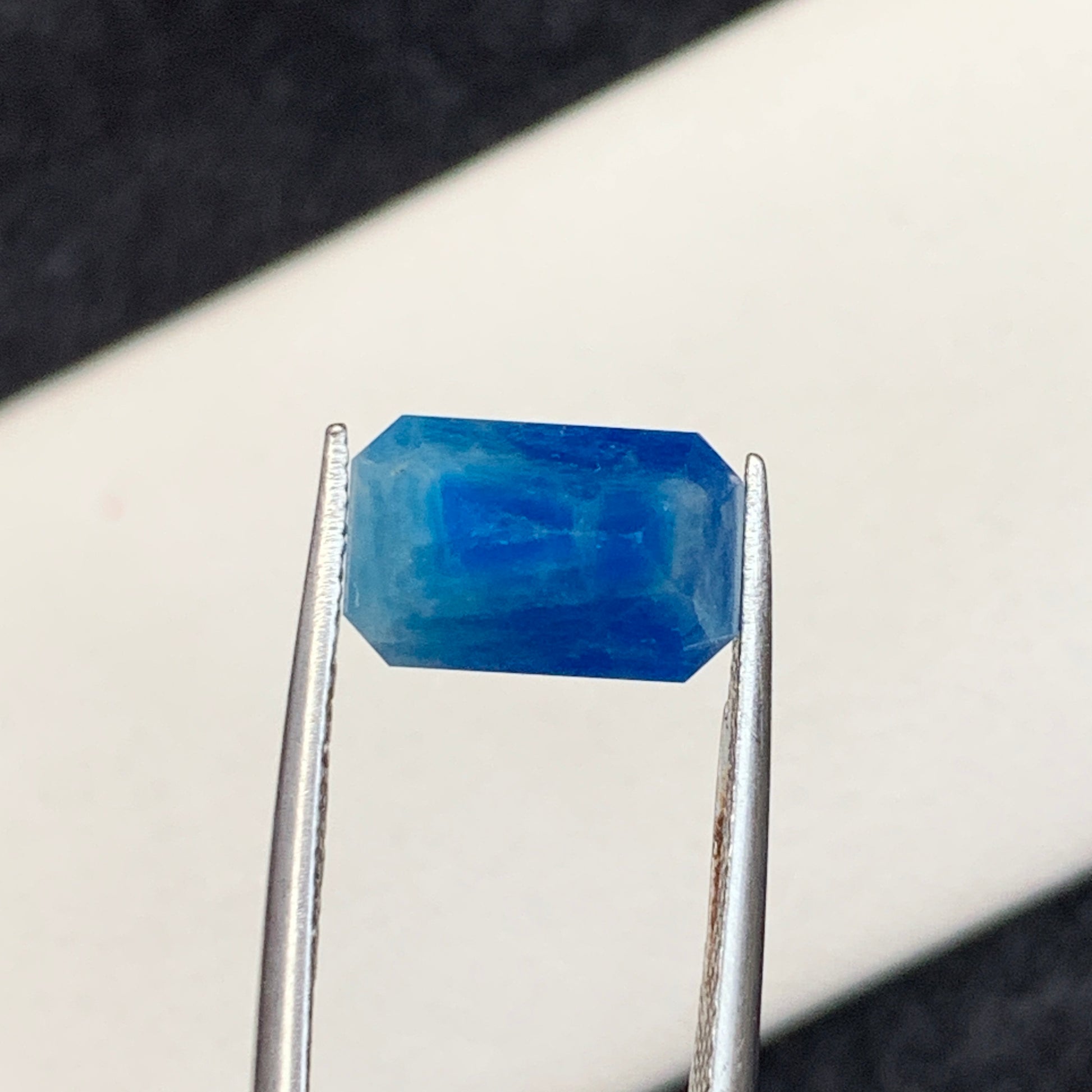 Hauyne Gemstone, Haüynite, Vivid Blue Gemstone, 2.55 Carat, Emerald Cut, Investment Grade Gemstone, Rare Loose Stone, Blue Gemstone, Collector Gem, Natural Hauyne, Fine Jewelry Stone
