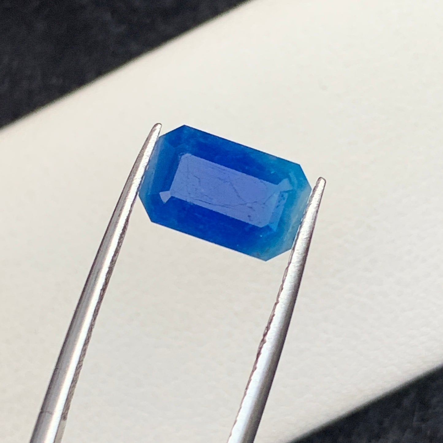 Hauyne Gemstone, Haüynite, Vivid Blue Gemstone, 2.55 Carat, Emerald Cut, Investment Grade Gemstone, Rare Loose Stone, Blue Gemstone, Collector Gem, Natural Hauyne, Fine Jewelry Stone