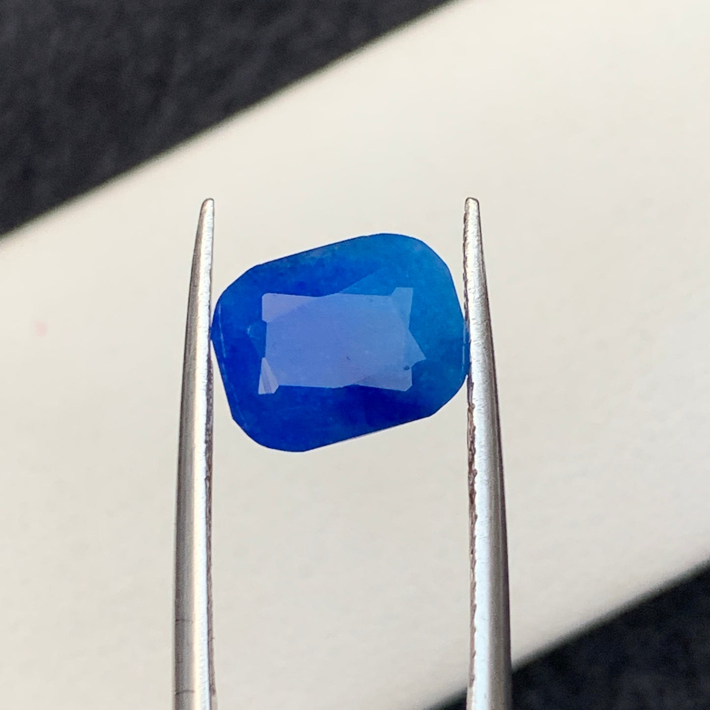 Hauyne Gemstone, Haüynite, Vivid Blue Gemstone, 3 Carat, Cushion Cut, Fluorescent Gemstone, Rare Loose Stone, Blue Gemstone, Collector Gem, Natural Hauyne, Investment Stone