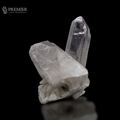Quartz with growth striations
Transparent Quartz crystals