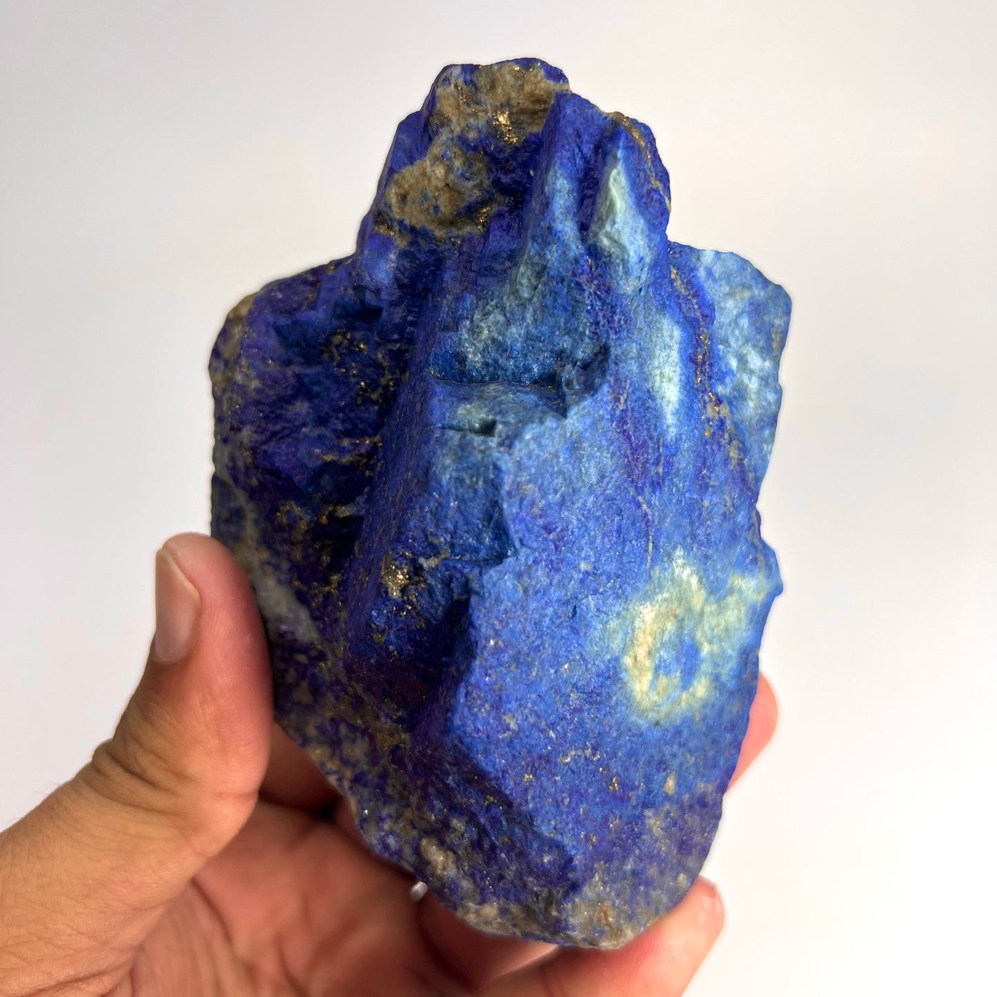 Lapis Lazuli, Lazurite, Afghanistan Minerals, Polished Gemstone, Royal Blue Lapis, Pyrite Inclusions, Lapis Block, Display Specimen