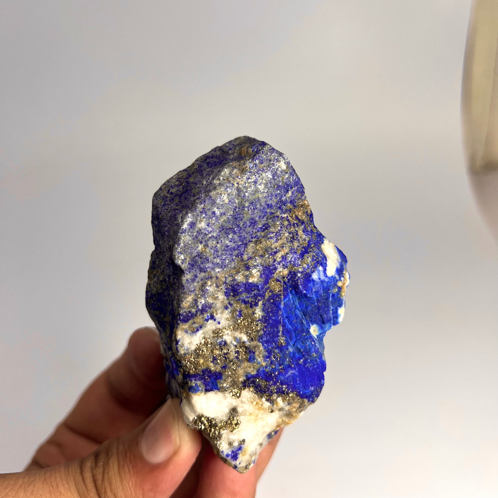 Lapis Lazuli, Lazurite, Afghanistan Minerals, Polished Gemstone, Royal Blue Lapis, Pyrite Inclusions, Lapis Block, Display Specimen