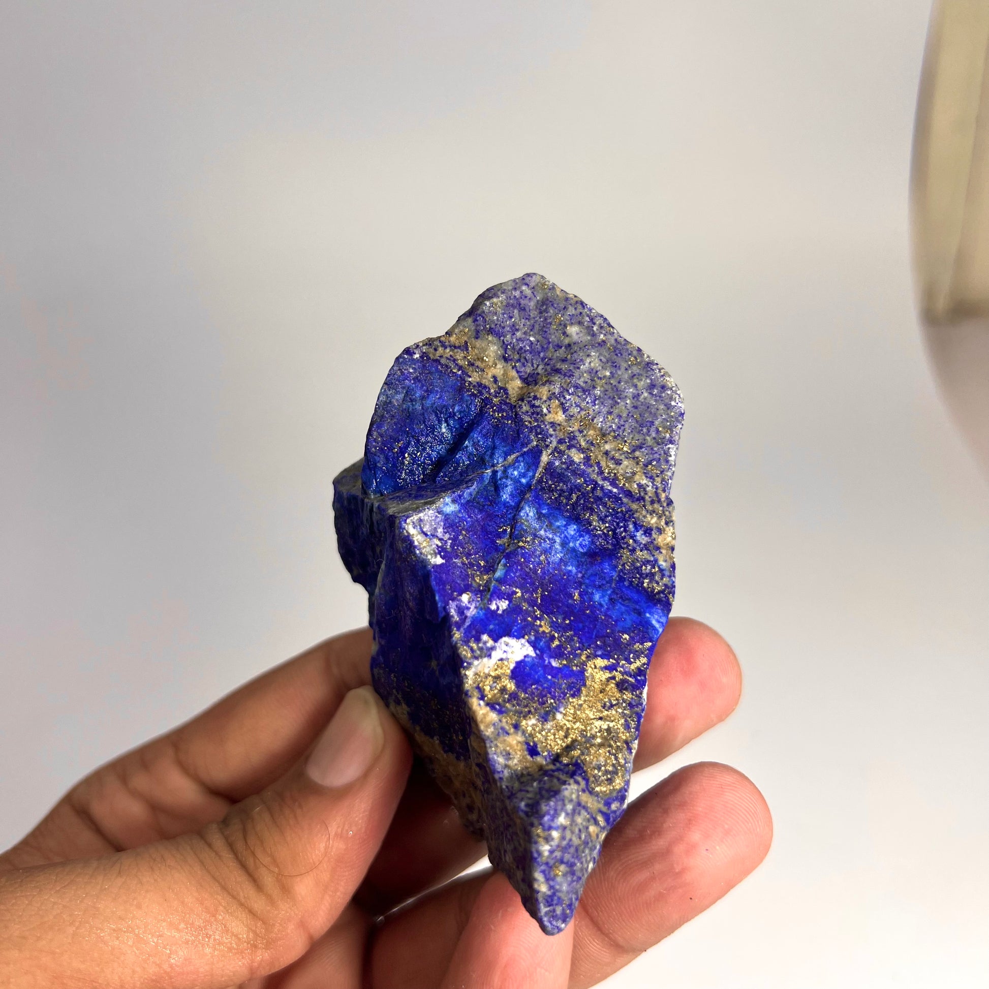 Lapis Lazuli, Lazurite, Afghanistan Minerals, Polished Gemstone, Royal Blue Lapis, Pyrite Inclusions, Lapis Block, Display Specimen