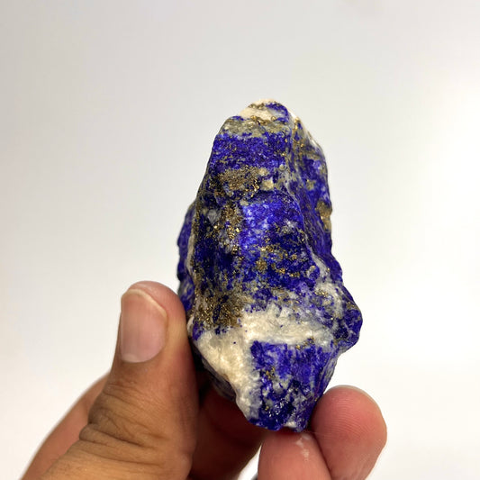 Lapis Lazuli, Lazurite, Afghanistan Minerals, Polished Gemstone, Royal Blue Lapis, Pyrite Inclusions, Lapis Block, Display Specimen
