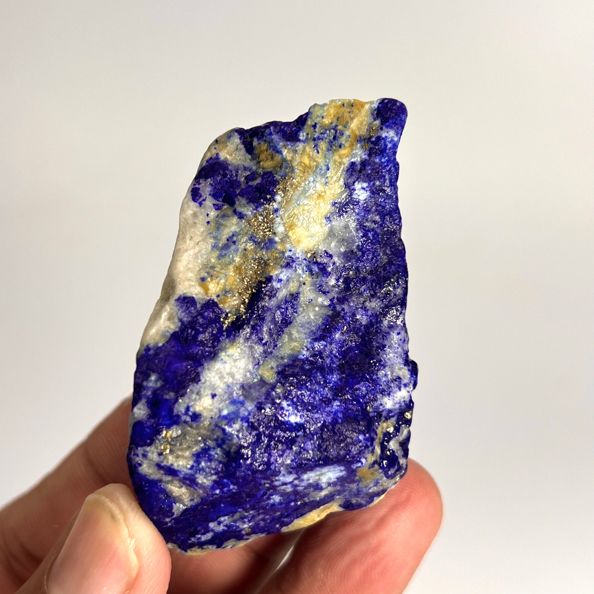 Lapis Lazuli, Lazurite, Afghanistan Minerals, Polished Gemstone, Royal Blue Lapis, Pyrite Inclusions, Lapis Block, Display Specimen