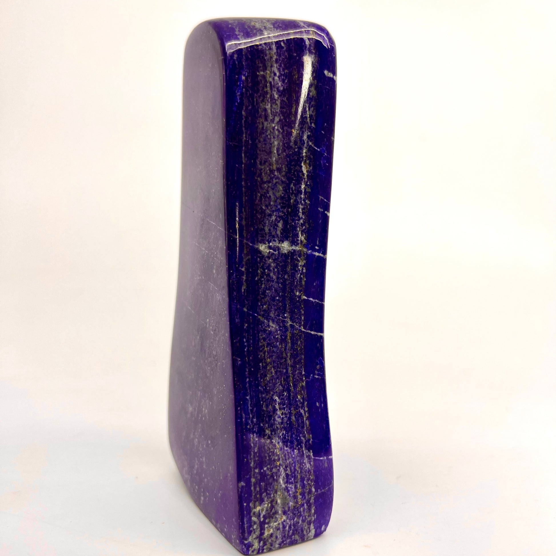 Lapis Lazuli, Lazurite, Afghanistan Minerals, Polished Gemstone, Royal Blue Lapis, Pyrite Inclusions, Lapis Block, Display Specimen