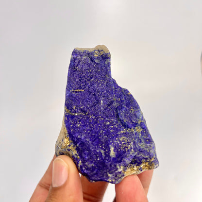 Lapis Lazuli, Lazurite, Afghanistan Minerals, Rough Mineral, Raw Lapis, Pyrite Inclusions, Natural Specimen, Cabinet Display