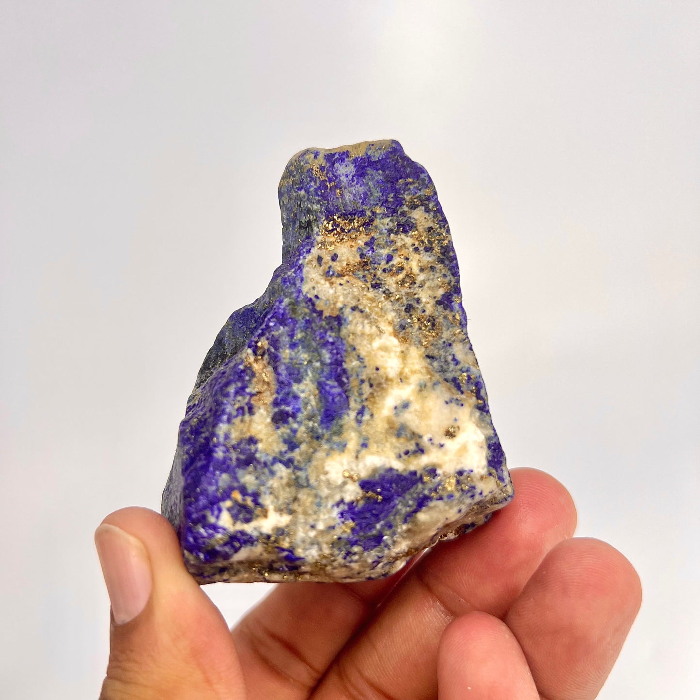 Lapis Lazuli, Lazurite, Afghanistan Minerals, Rough Mineral, Raw Lapis, Pyrite Inclusions, Natural Specimen, Cabinet Display