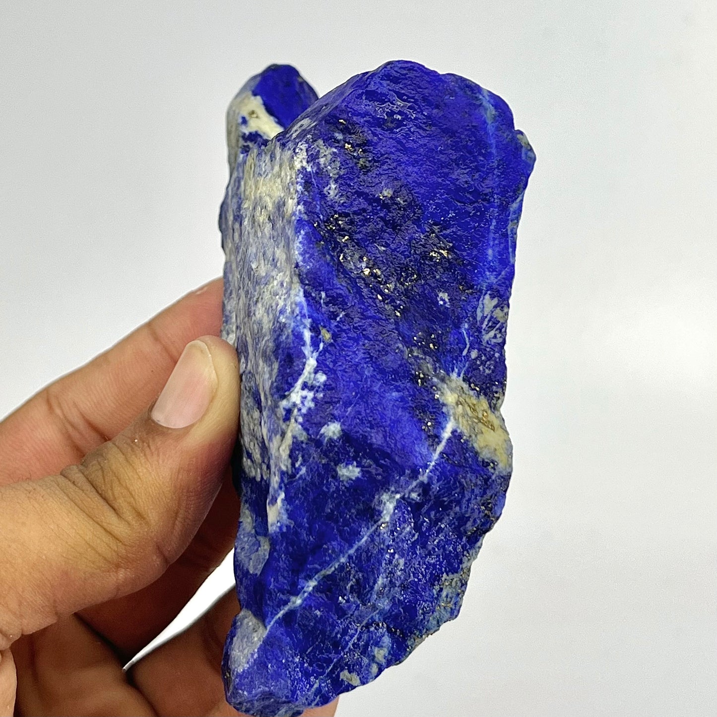 Lapis Lazuli, Lazurite, Afghanistan Minerals, Rough Mineral, Raw Lapis, Pyrite Inclusions, Natural Specimen, Cabinet Display