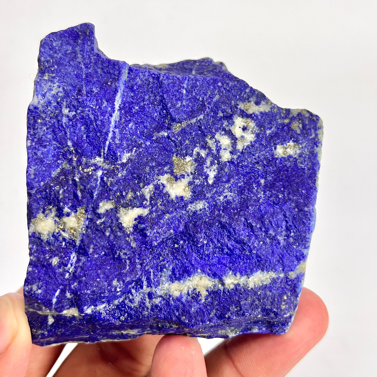 Lapis Lazuli, Lazurite, Afghanistan Minerals, Rough Mineral, Raw Lapis, Pyrite Inclusions, Natural Specimen, Cabinet Display