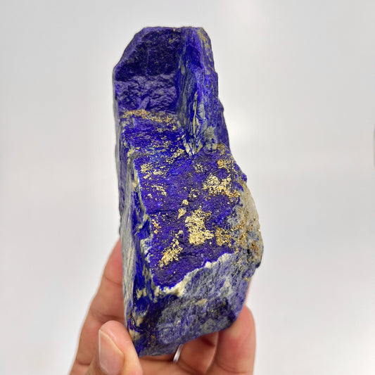 Lapis Lazuli, Lazurite, Afghanistan Minerals, Rough Mineral, Raw Lapis, Pyrite Inclusions, Natural Specimen, Cabinet Display